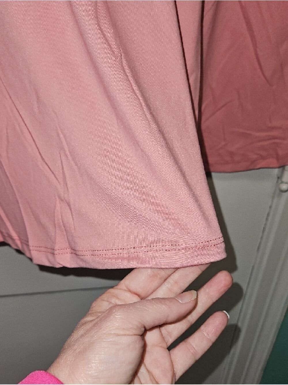 Pink Circle Skirt with Flattering Full Swing M-3X - Picture 3 of 10